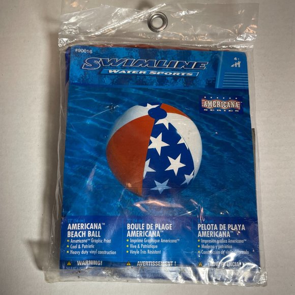 Swimline Water Sports American Beach Pool Ball 22” - Picture 6 of 6